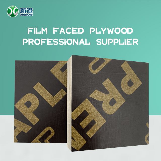 8-10 Times Use Full Poplar Core Film Faced Plywood