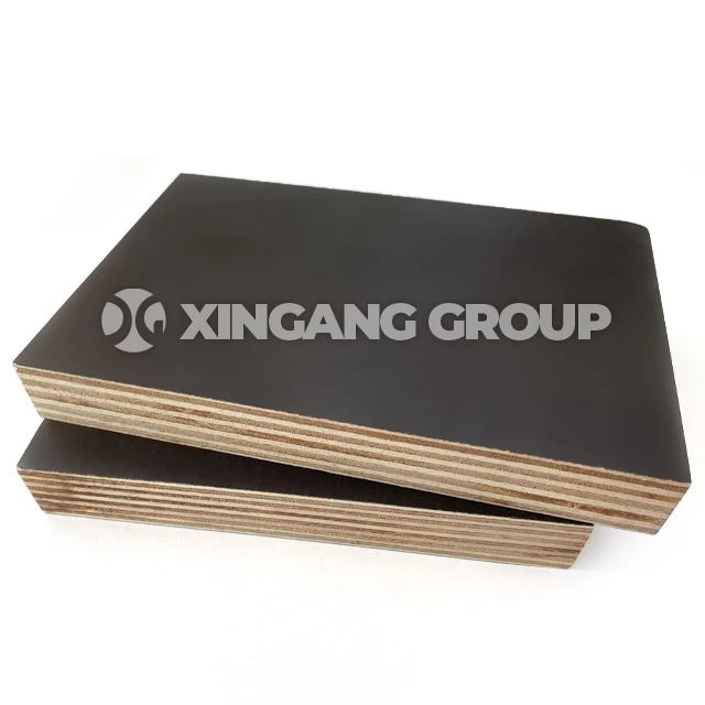 Nhà máy 1220x2440 mm Ván ép phủ màng đen Ván khuôn xây dựng hàng hải Keo dán phenolic WBP