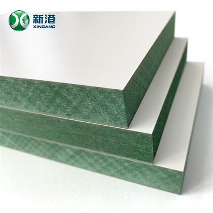 12/15/18 mm HMR MDF Ván MDF Melamine chống nước màu xanh lá cây 1220x2440X18mm,1830x3660X18mm