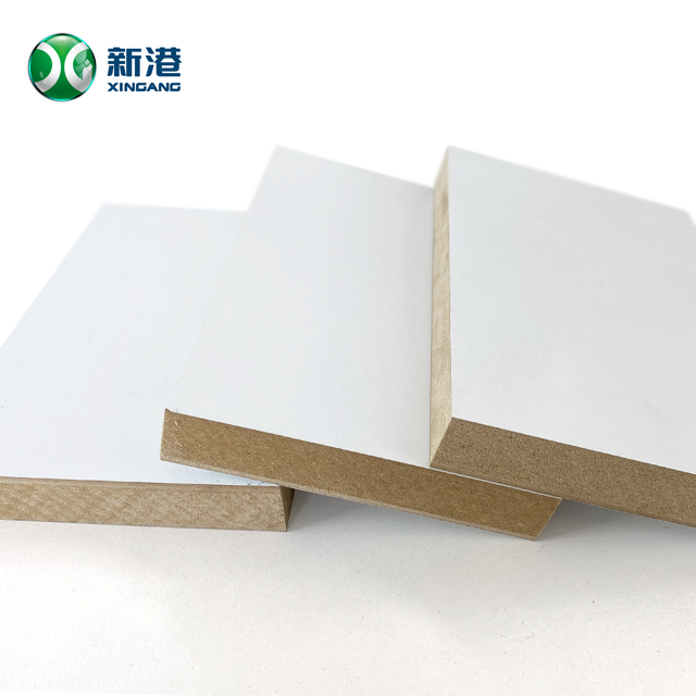 12mm 15mm 18mm 1220x2440mm Ván MDF Melamine hai mặt màu trắng