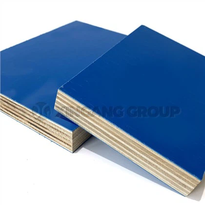 Ván ép phủ phim nhựa màu xanh